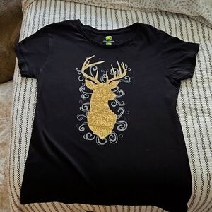 John Deere women's t-shirt.  GUC size Large